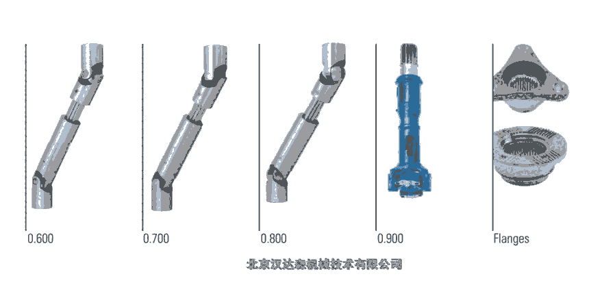 ELBE精密萬向軸 0.600系列 扭矩：6 至 250 Nm