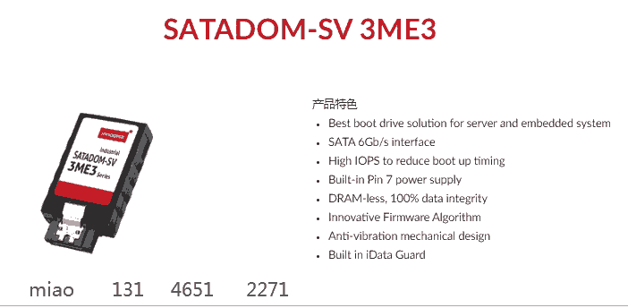 INNODISK I(y)(j)ӱP(pn)SATADOM-SV 3ME3