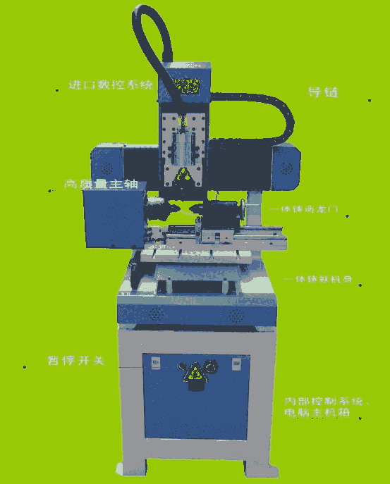 山西太原4040小型銅章數(shù)控雕刻機(jī) 金屬鋁板2.2kw