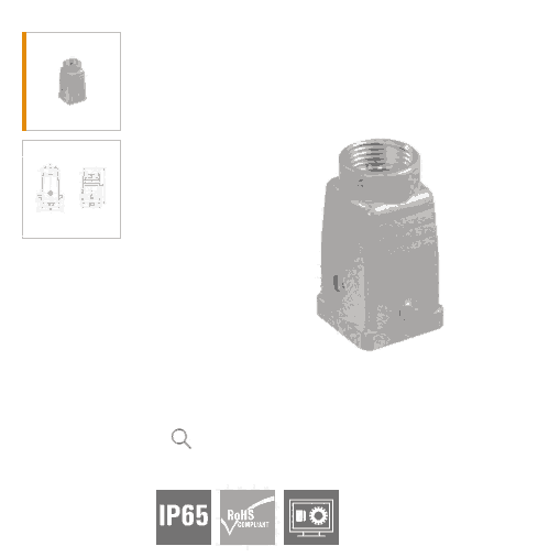 上海魏德米勒1788820000重載HDC 04A TOLU 1M20G插頭外殼