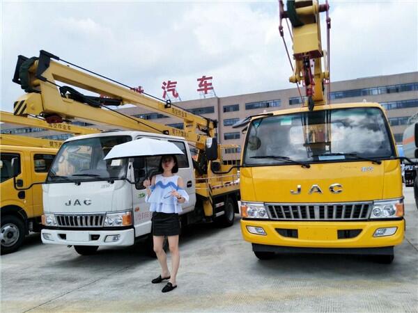 江淮16米國五高空車