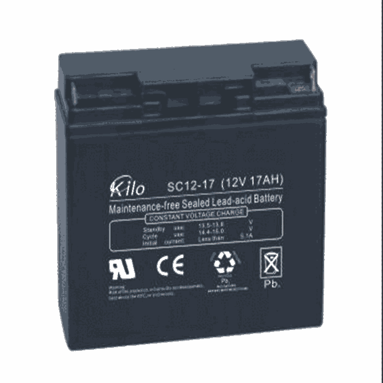 山特ups蓄電池外接KILO蓄電池 SC12-17 12V17AH后備時間