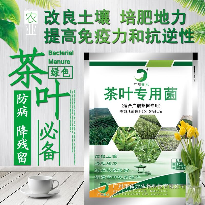 茶葉專用微生物菌劑茶葉專用復合微生物菌肥復合功能菌