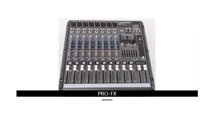 廣州大姆浩韻工廠16路單聲道調(diào)音臺(tái)PRO-FX16