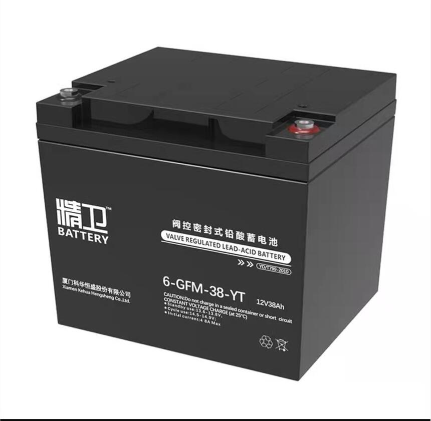 精衛(wèi)蓄電池6-GFM-38-YT鉛酸免維護12V38AH報價