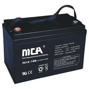 MCA銳牌蓄電池FC12-100 12V100AH免維護(hù)鉛酸UPS電源