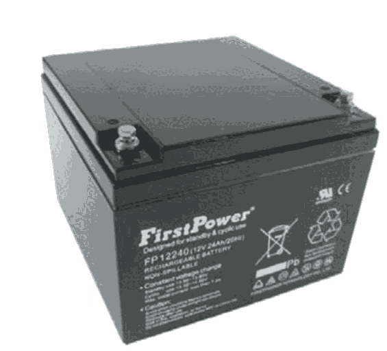 FirstPower一電12V24AH免維護閥控式蓄電池