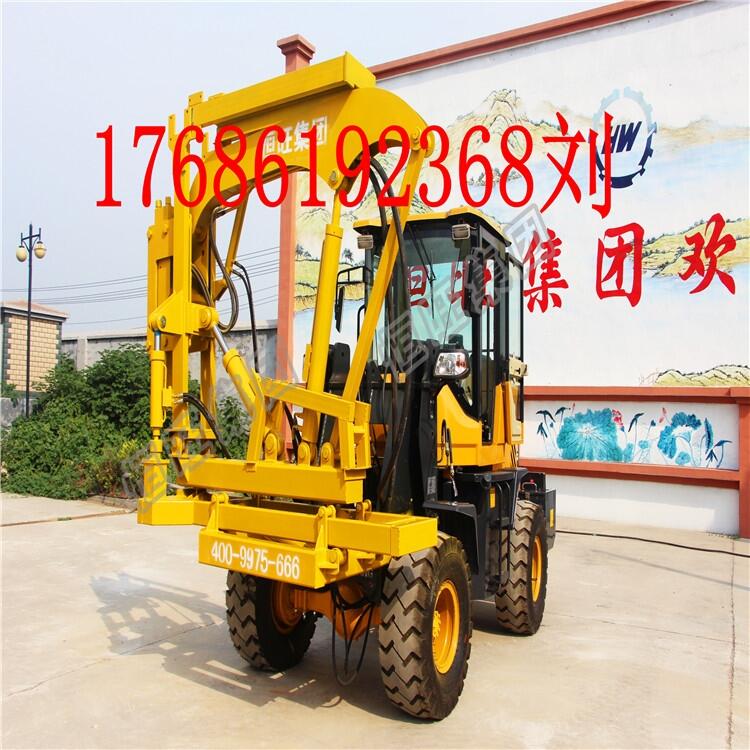 供應(yīng)護(hù)欄打樁機(jī) 裝載式公路護(hù)欄鉆孔機(jī) 多功能打拔鉆一體機(jī)