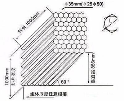 浙江管式斜管填料 廠家直銷 定制批發(fā) 斜管填料 六角蜂窩斜管填料