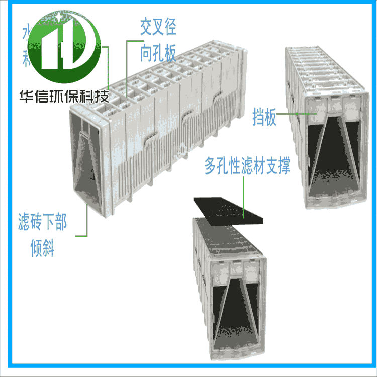 河南華信廠家直銷ABS濾磚深床濾池反硝化