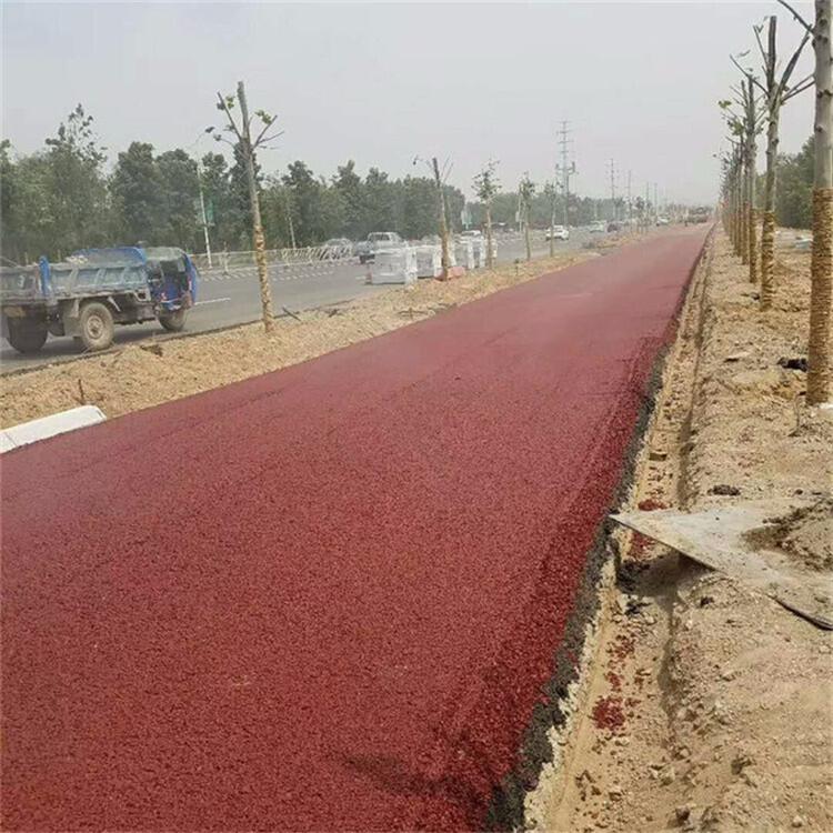 合肥彩色瀝青價格 陶瓷用鐵紅 盲道磚用鐵紅 透水地坪用鐵紅