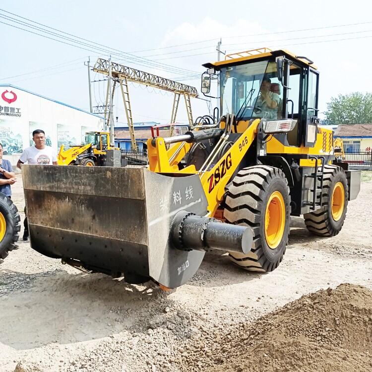 裝載式混凝土攪拌機(jī)操作視頻 攪拌功能鏟車價格