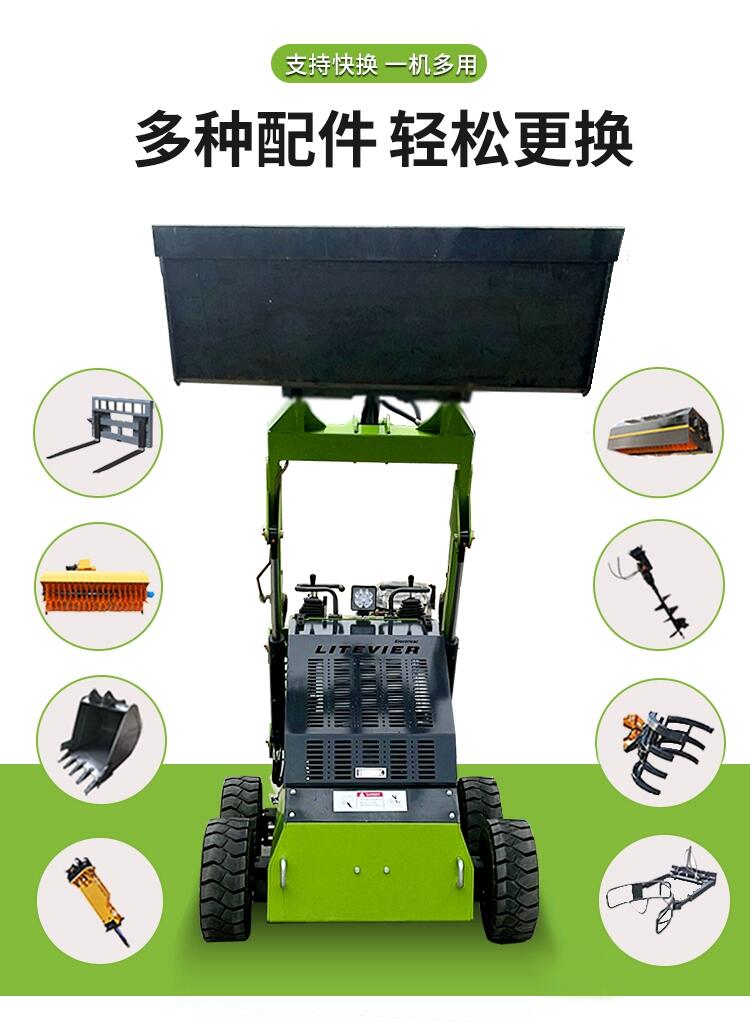 站著操作鏟車久寶田發(fā)動機站著操作裝載機圖片