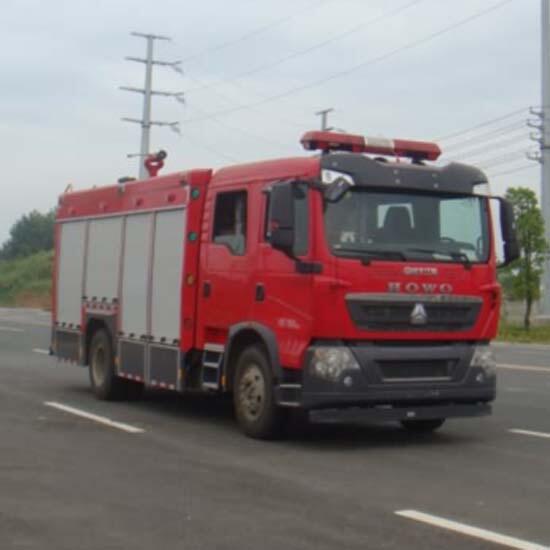 斯太爾5噸水罐消防車,消防車廠家,消防車價格