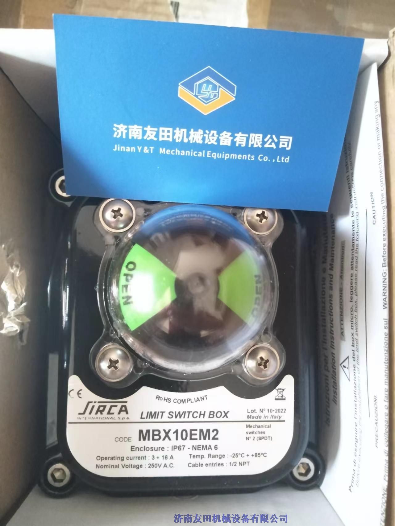 意大利SIRCA品牌原裝限位開關MBX20EX2