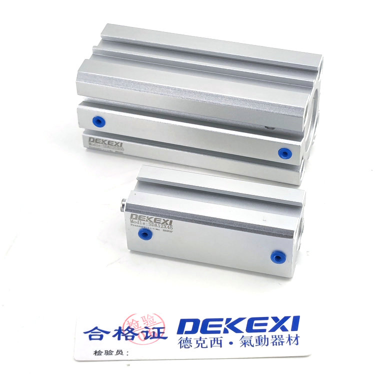 德克西DEKEXI氣缸SDA12X45氣缸 ,臺灣電磁閥,無桿機械手氣缸,新洋亞德客同款