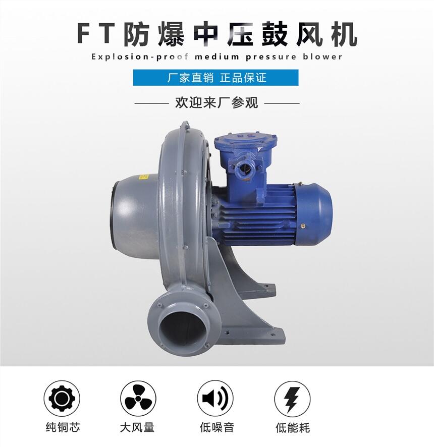 送風散熱防爆中壓鼓風機