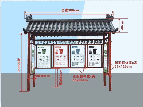 德陽保護環(huán)境不銹鋼垃圾分類亭圖片優(yōu)惠