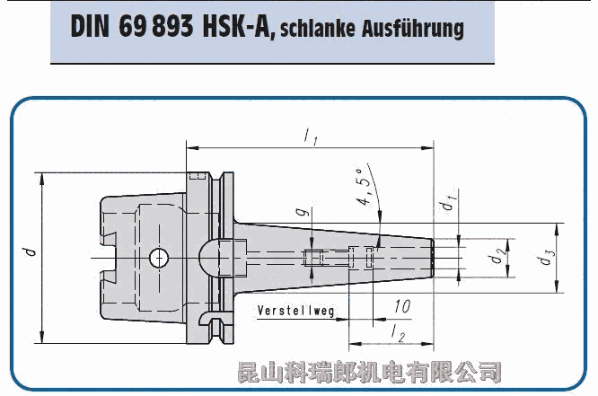 江蘇常州GEWEFA DIN69893 HSK-A