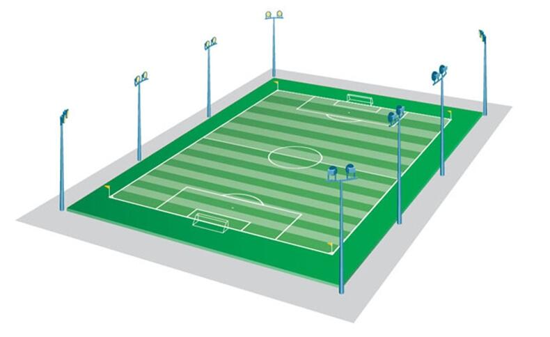 大理足球場泛光燈定制廠家