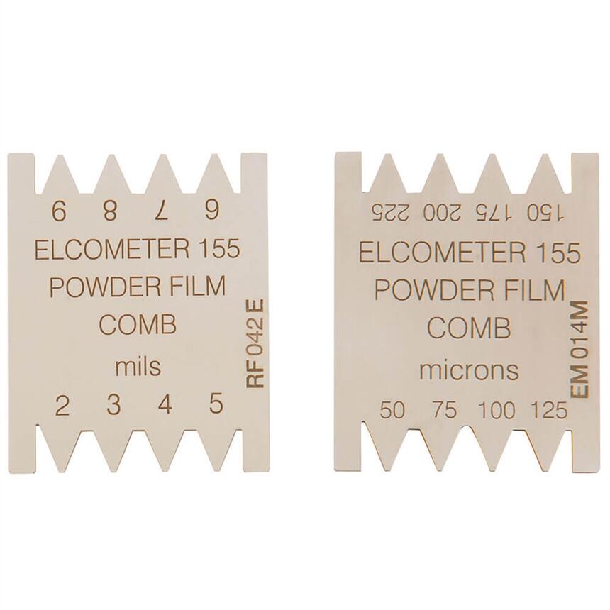 英國易高Elcometer 155 未固化粉末涂層濕膜梳