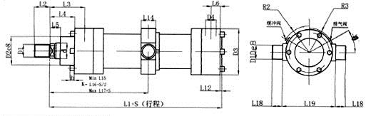 興安盟D25TF40/28-80,高壓重載液壓油缸廠家直銷