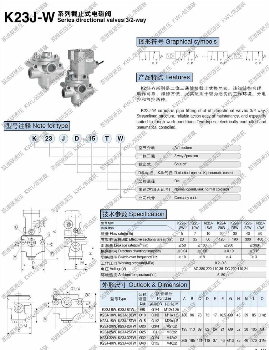 杭州K25JD2-20BW,截止式換向閥,,批發(fā)代理|