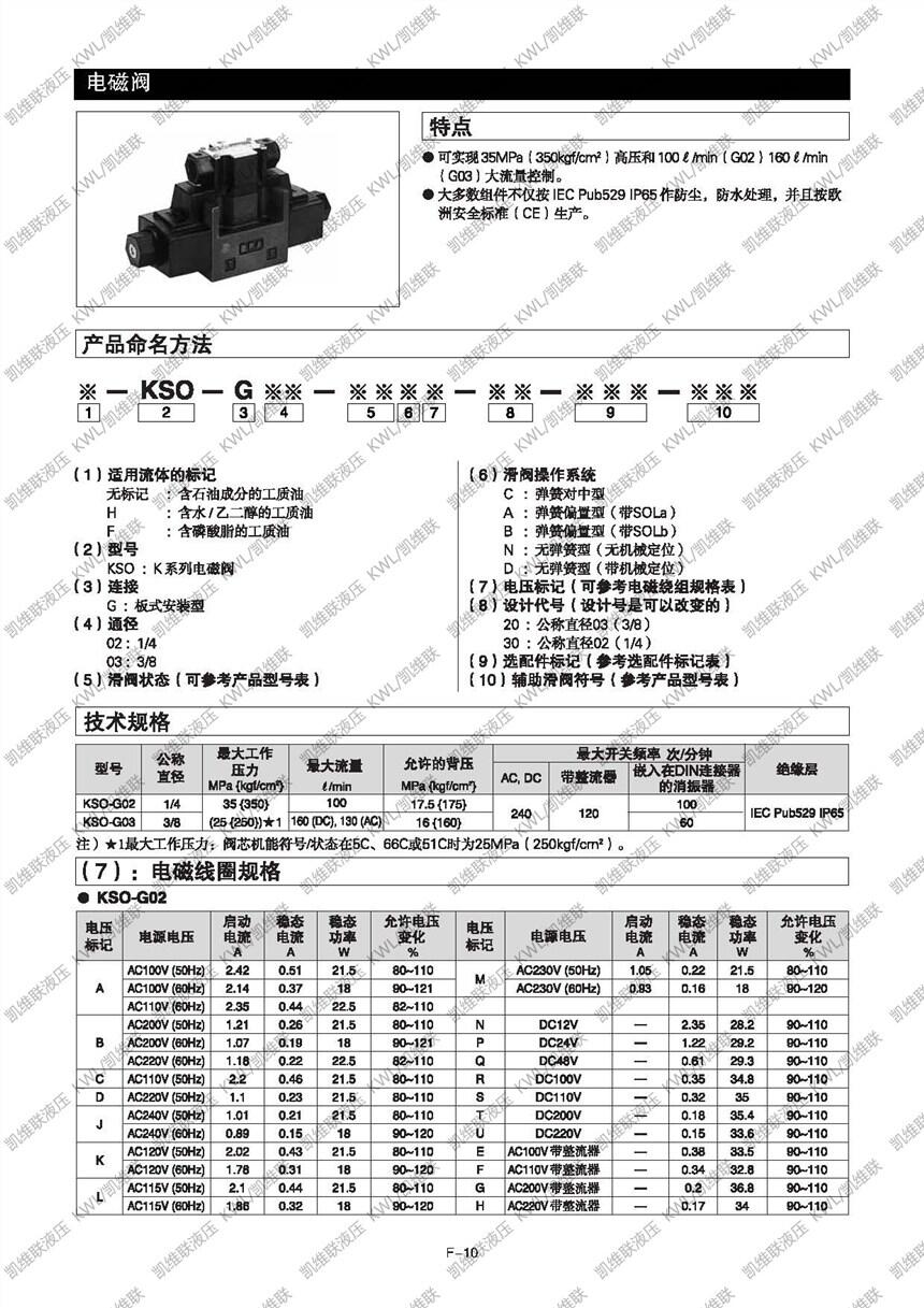 湛江KSO-G03-5CA-20,電磁換向閥,低價促銷|