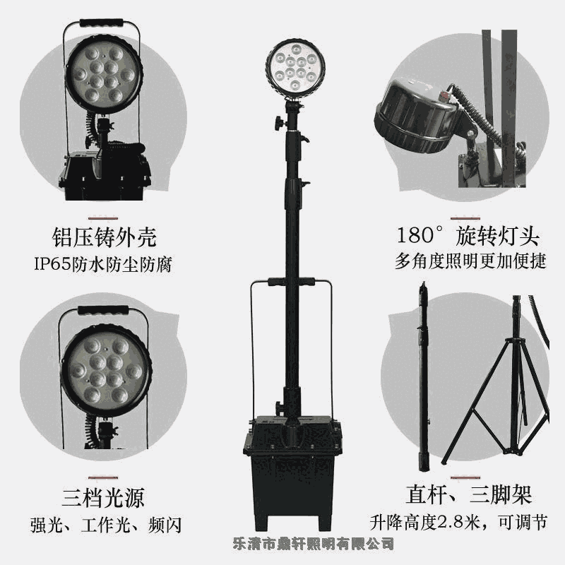 RWX6120-35W防爆移動(dòng)工作燈24V充電器電壓 生產(chǎn)廠家