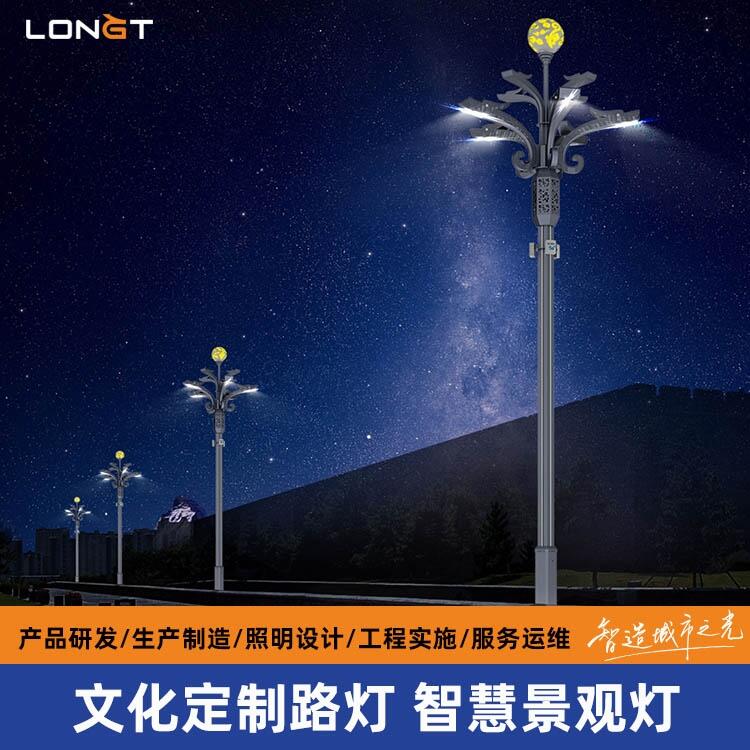 5g智慧燈桿 滑槽式路燈桿 交通標(biāo)志牌桿