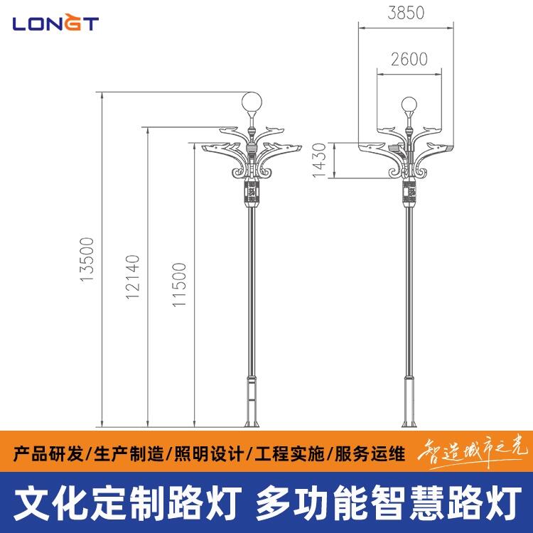 隆化縣照明工程 文旅夜游工程施工 智慧燈桿EPC