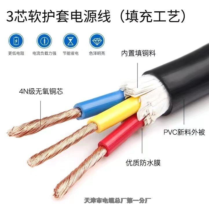 護套軟線RVV 10*1.5+1帶鋼絲