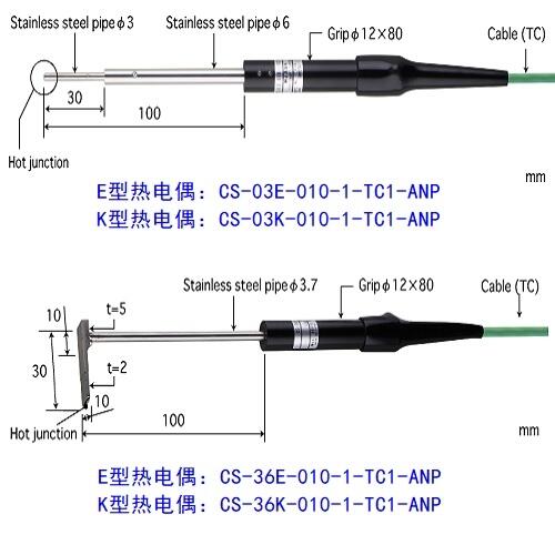 日本安立溫度傳感器CS-73K-010-1-TC1-ANP