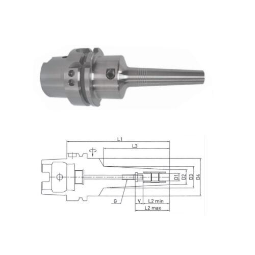 美達(dá)BBT高精度液壓刀柄HSK100A-MHC12S-150