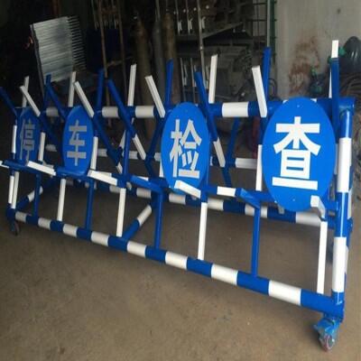 道路路口擋車護(hù)欄 交通查車防撞護(hù)欄 機(jī)關(guān)單位拒馬護(hù)欄定制