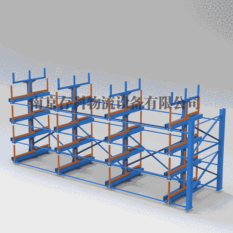 倉(cāng)儲(chǔ)定制 不銹鋼管材貨架 伸縮懸臂式 CK-SS-15