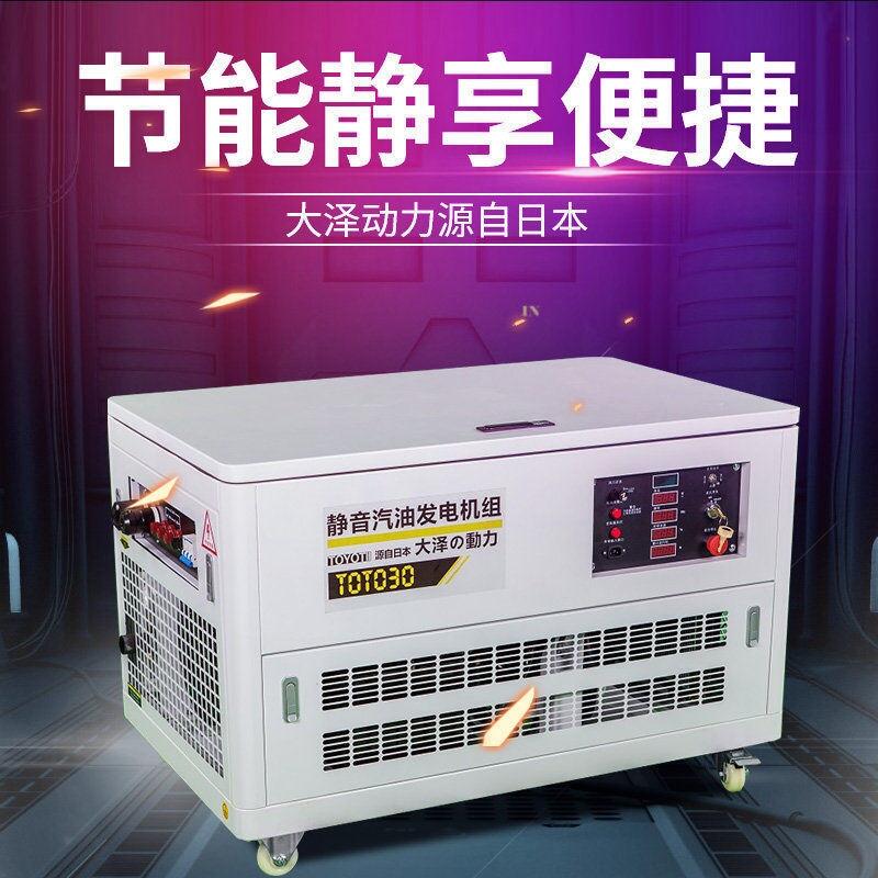 大澤移動(dòng)式30kw汽油發(fā)電機(jī)圖片