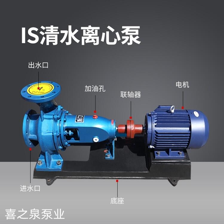 球鐵耐磨is離心泵清水泵50-32-250不銹鋼管道給水泵