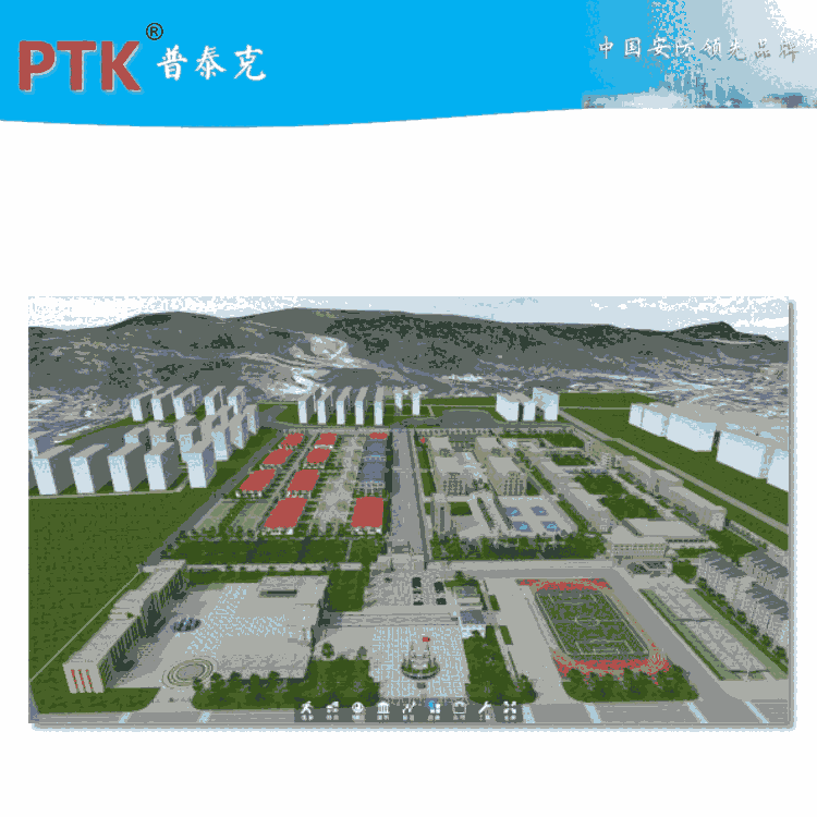 西安三維可視化建模系統(tǒng)，3D三維電子地圖