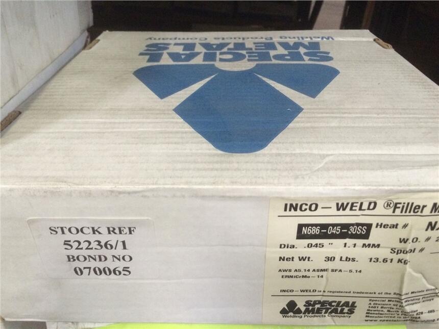 INCO-WELD Filler Metal 725NDUR超合金鎳基氬弧焊絲