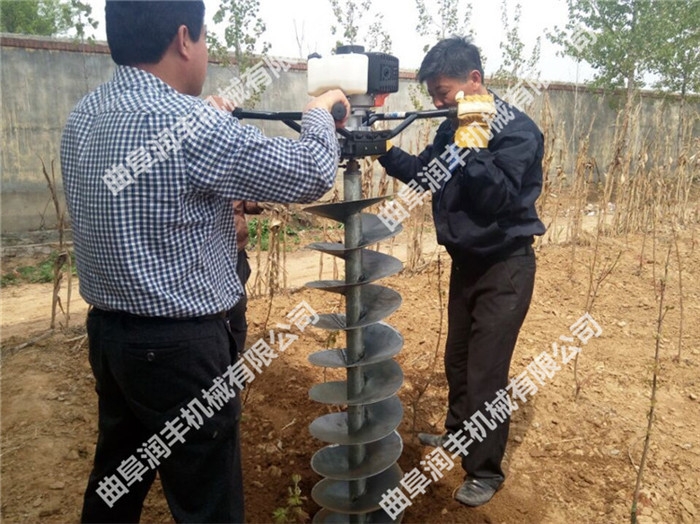 快速出土的挖坑機 電線桿子打坑機 國木施肥打洞機