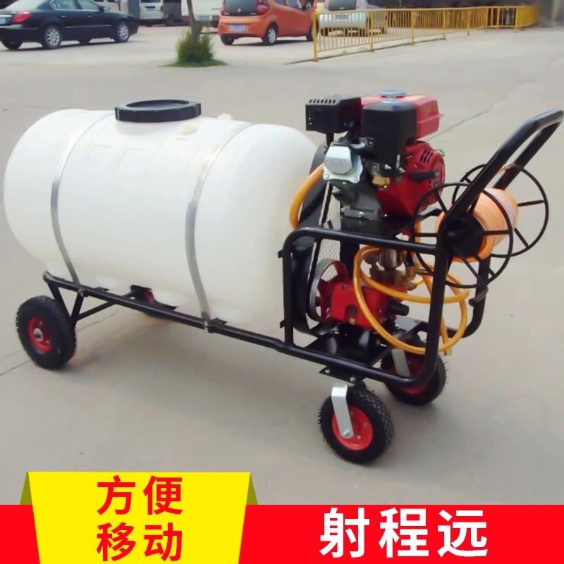 簡單操作手推式噴霧器 路邊高樹可用打藥機 菜地打藥噴灑機