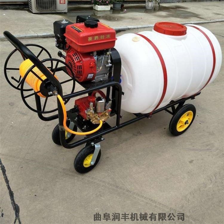 養(yǎng)殖場消毒噴霧器 手推式四輪打藥機 殺蟲除塵噴霧器