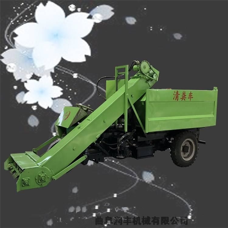 小型牛場(chǎng)清糞車 養(yǎng)牛場(chǎng)自動(dòng)清糞車 牛場(chǎng)除糞車圖片