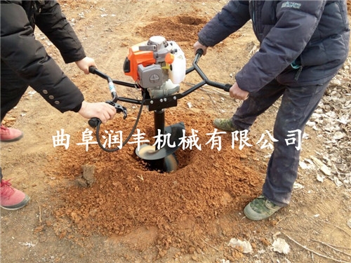 大棚防風(fēng)栽桿挖坑機 溫室立柱打坑機 苗木基地種植機