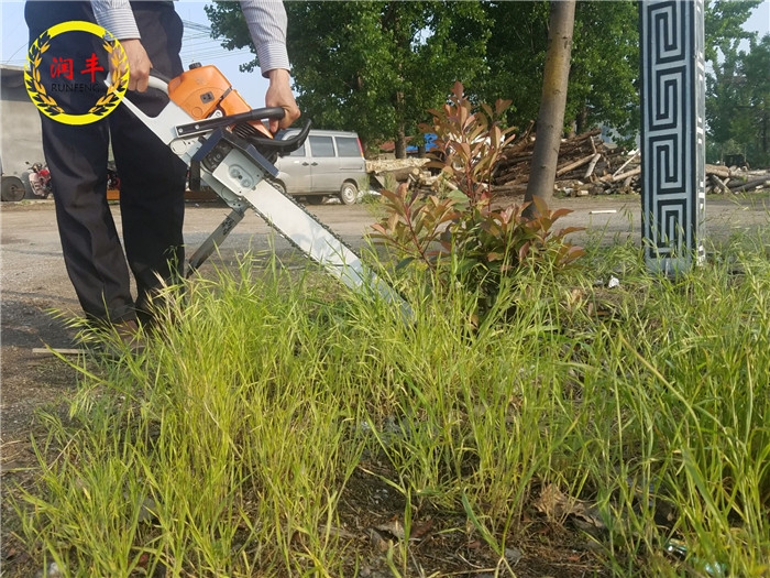 新聞:同心帶土球鏈鋸式挖樹機廠家移苗土球挖樹機