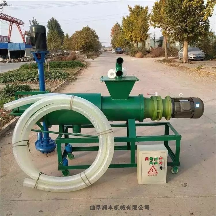 武平縣糞便擠干機 大產(chǎn)量甩糞機 潤豐豬糞擠糞機