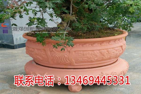 水泥仿石花盆模具-瀏河創(chuàng)新模具廠