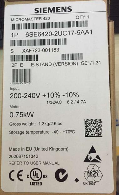 T(mn)ȫ0.55KW׃l6SE6420-2UC15-5AA1ཻ