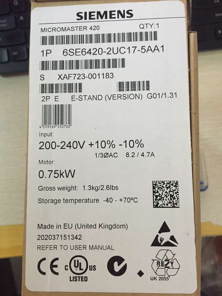 ԭbT0.75KW׃l 6SE6420-2UC17-5AA1ȫ¬F(xin)؛